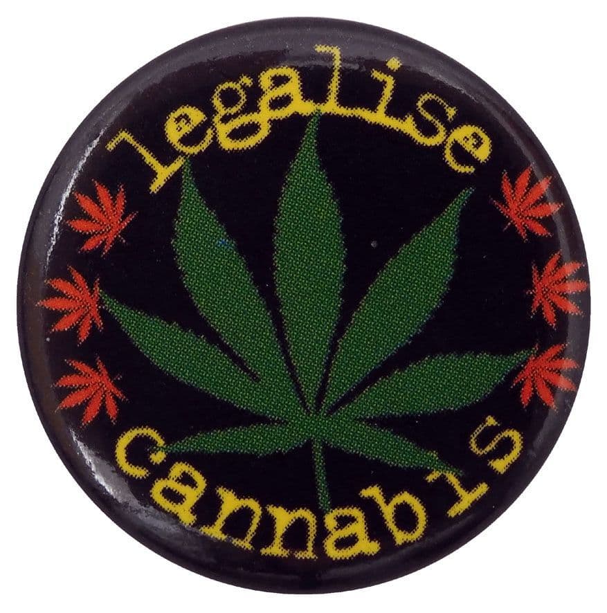 Legalise Cannabis - Button Badge