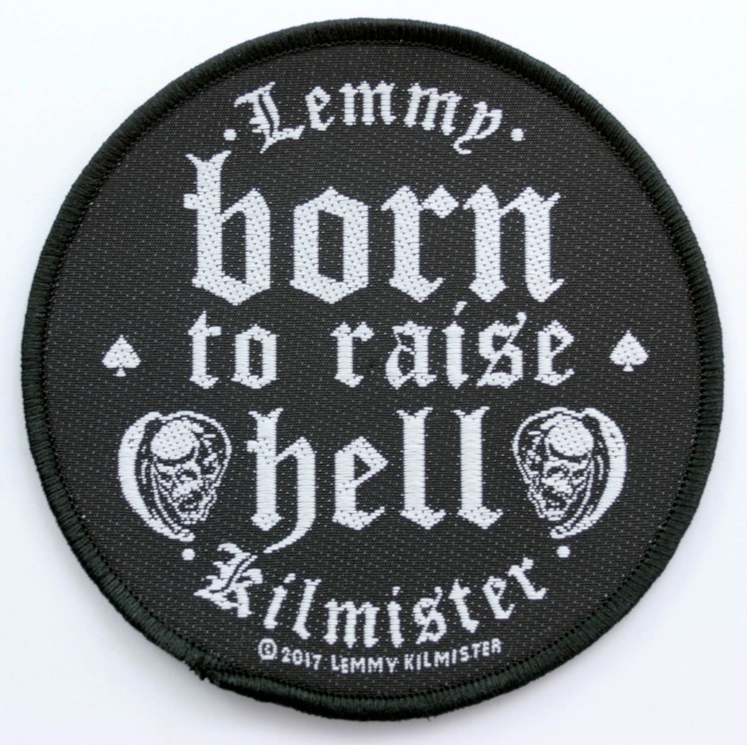 Lemmy Kilmister - 'Born to Raise Hell' Woven Patch