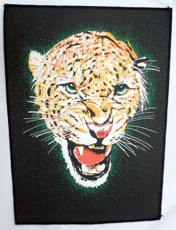 Leopard - Giant Printed Backpatch