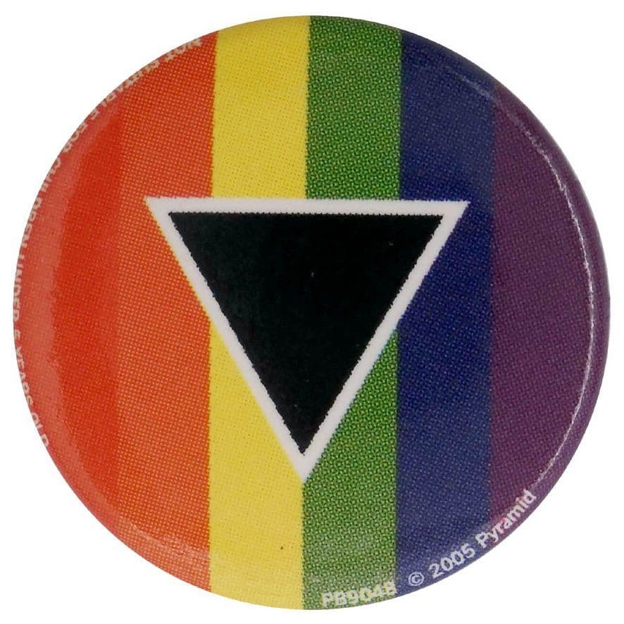 LGBT - 'Black Triangle' Button Badge