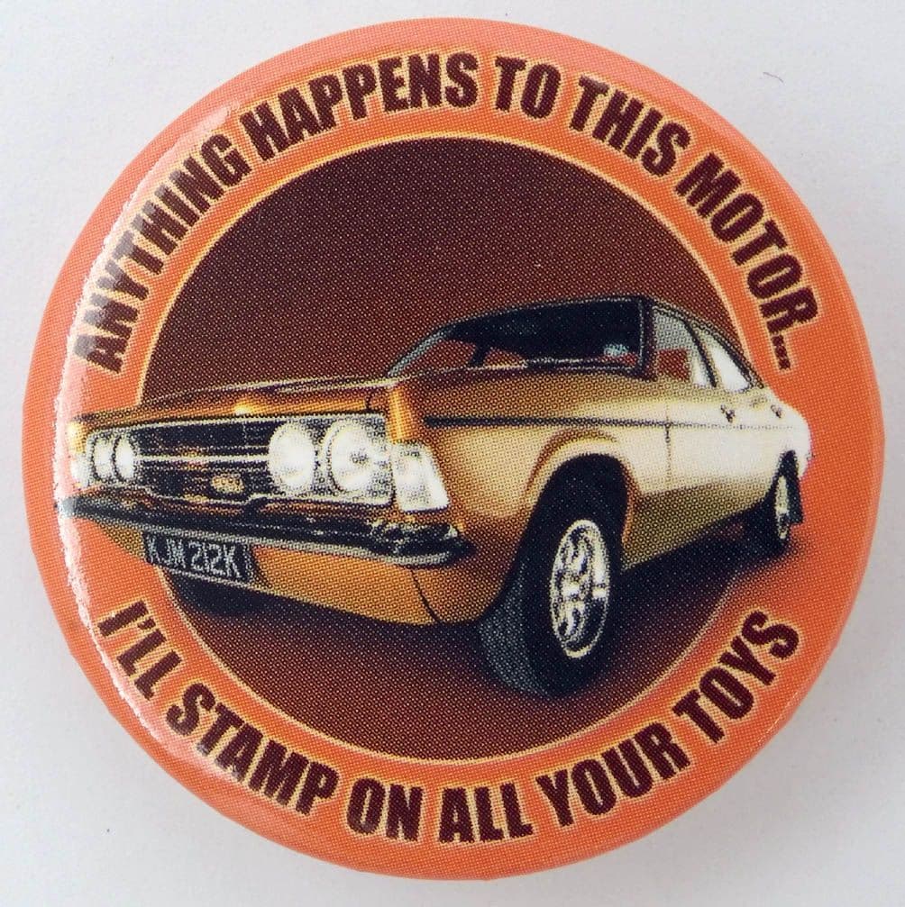 Life on Mars - 'Anything Happens' Large Button Badge
