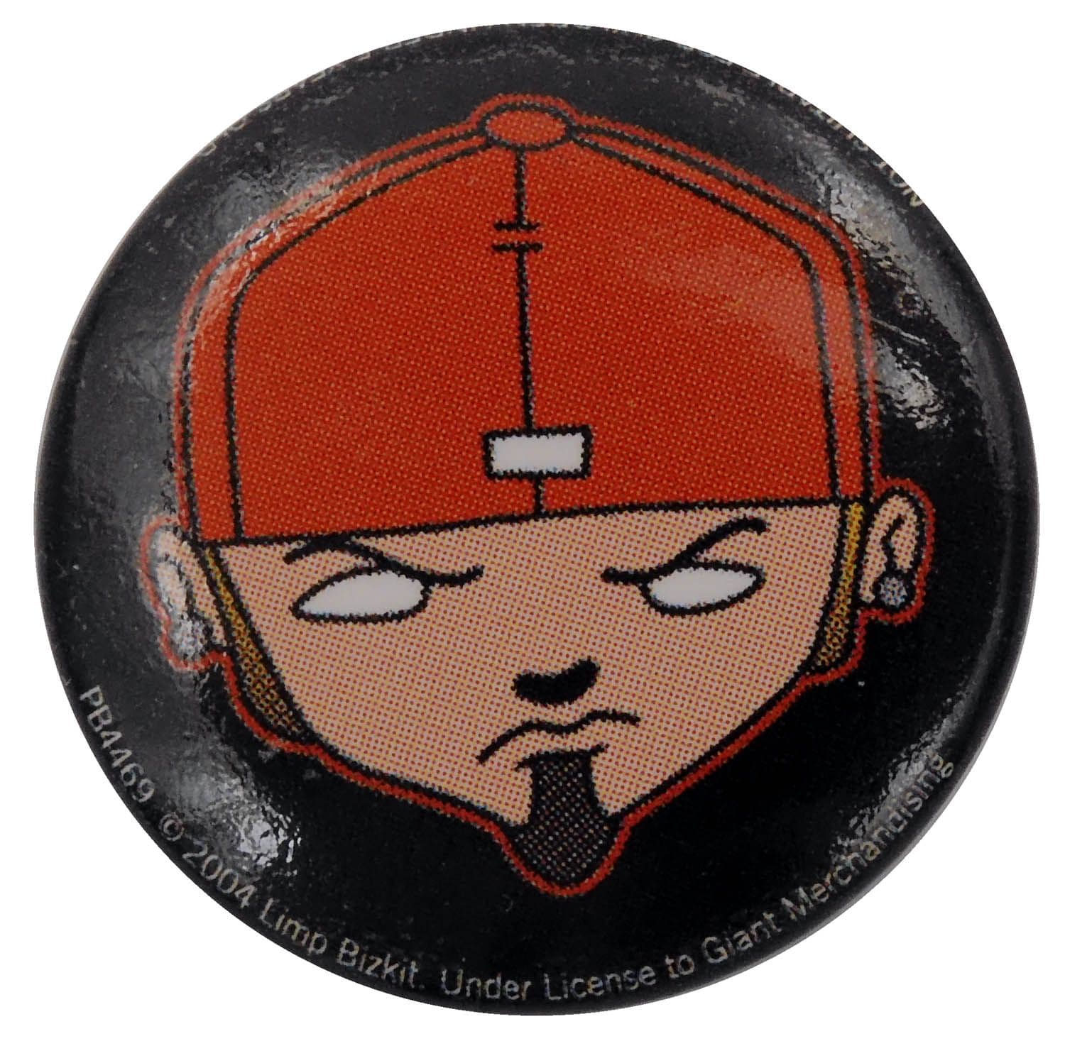 Limp Bizkit - 'Fred Cartoon' Button Badge