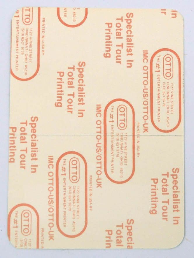 Lisa Lisa & Cult Jam - 'Spanish Fly Tour '87' Backstage Pass