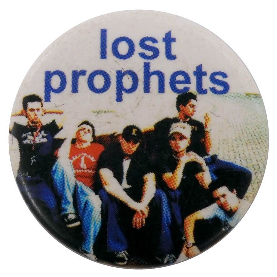 Lostprophets - 'Group White' Button Badge