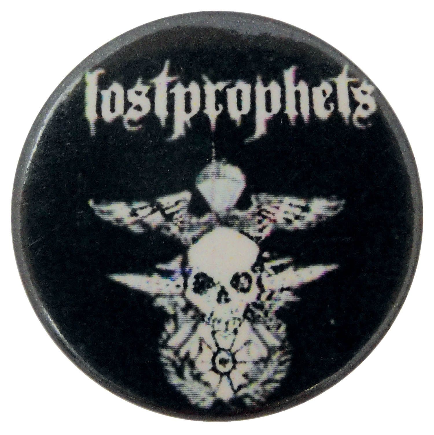 Lostprophets - 'Winged Skull' Button Badge