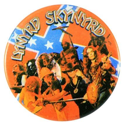 Lynyrd Skynyrd - 'Collage' Button Badge