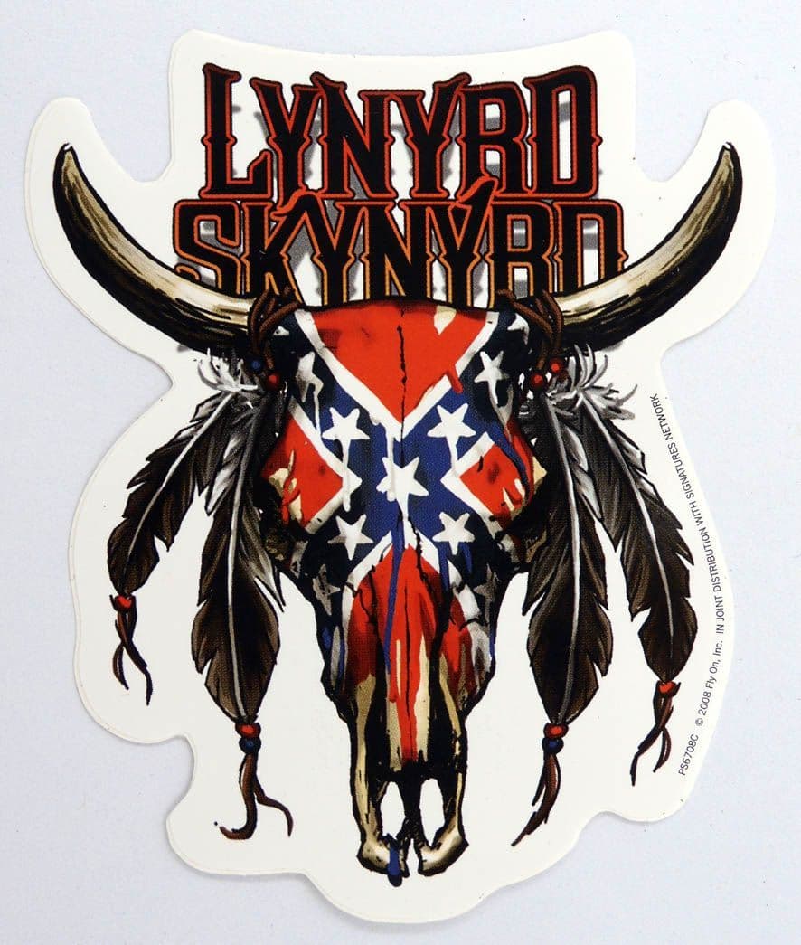 Lynyrd Skynyrd - 'Cow Skull' Sticker