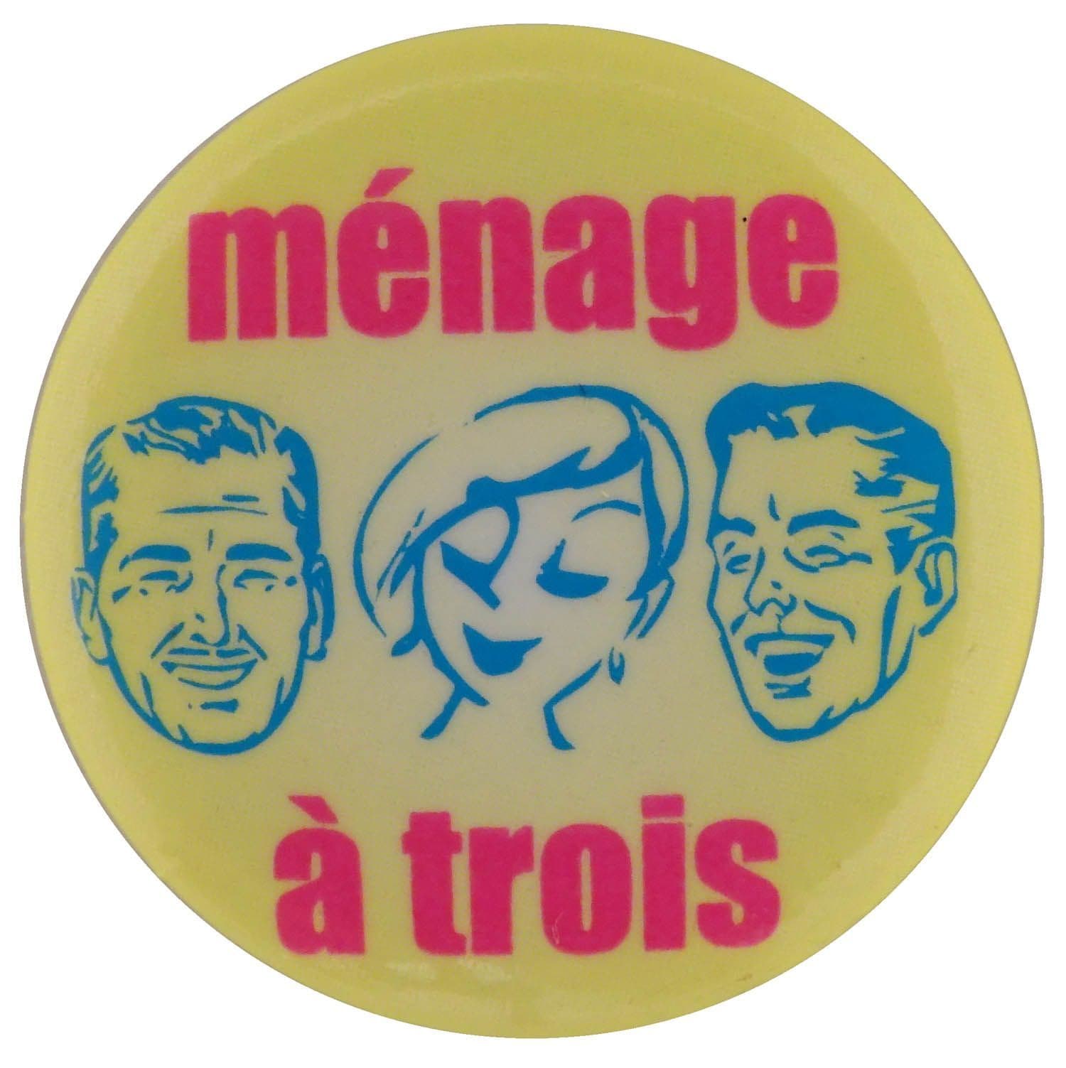 Ménage à Trois - Button Badge