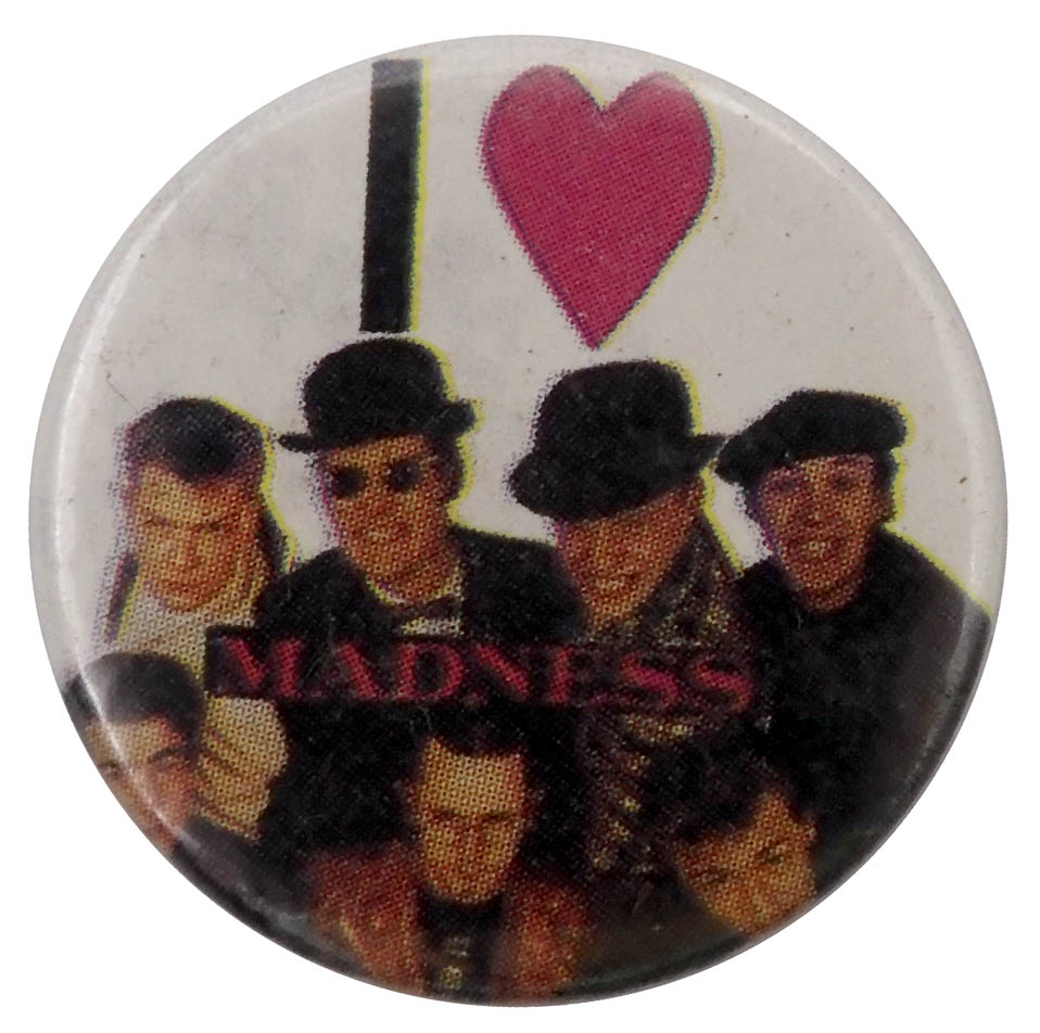 Madness - 'Group Heart' Button Badge
