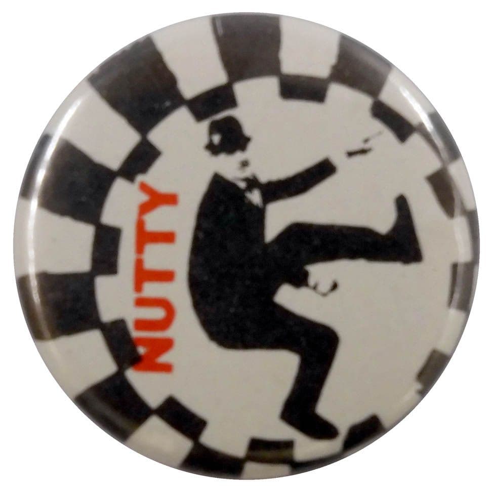 Madness - 'Nutty Checks' Button Badge