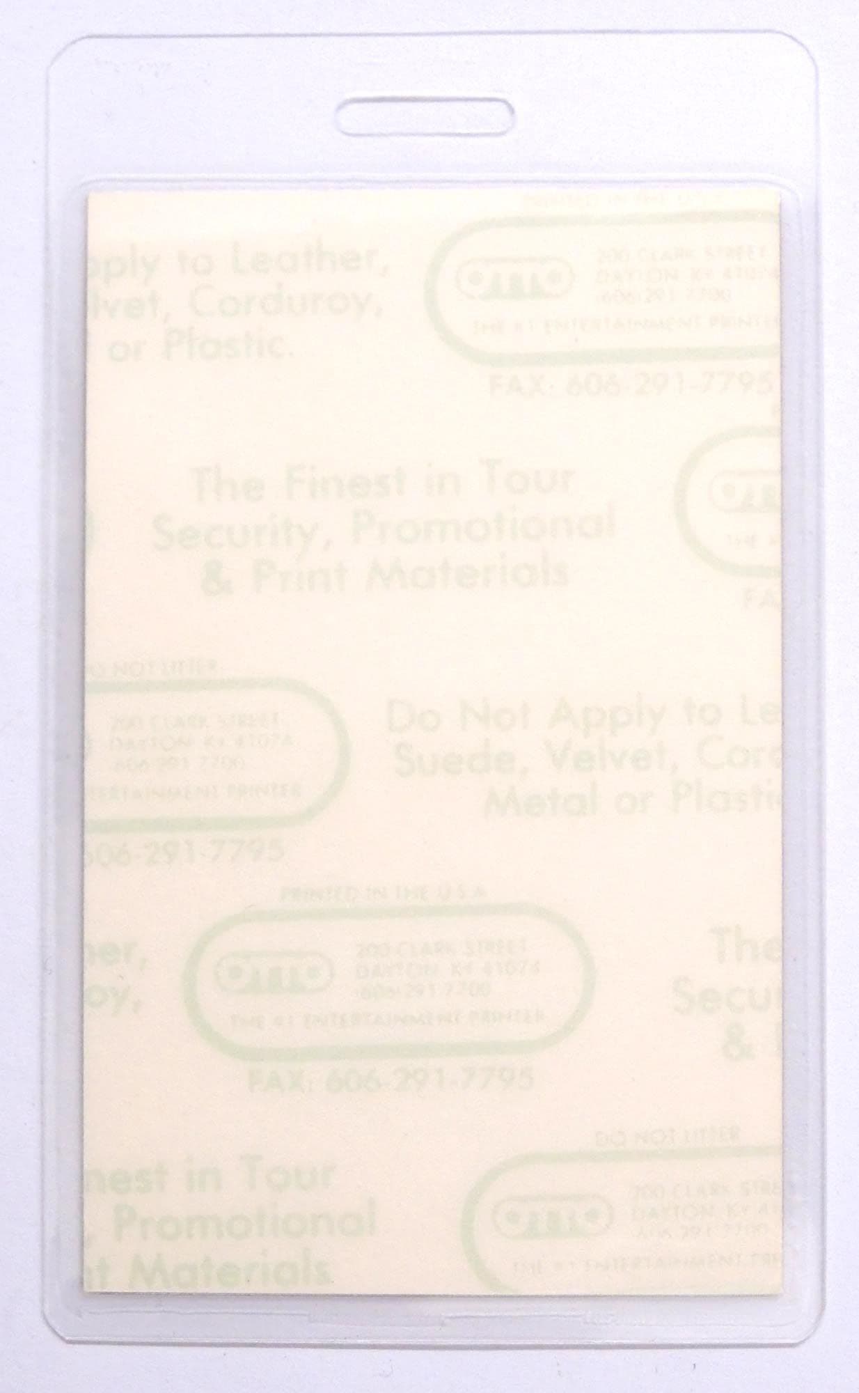 Madonna - 'The Girlie Show Tour 1993 Local Crew' Vintage Laminated Backstage Pass