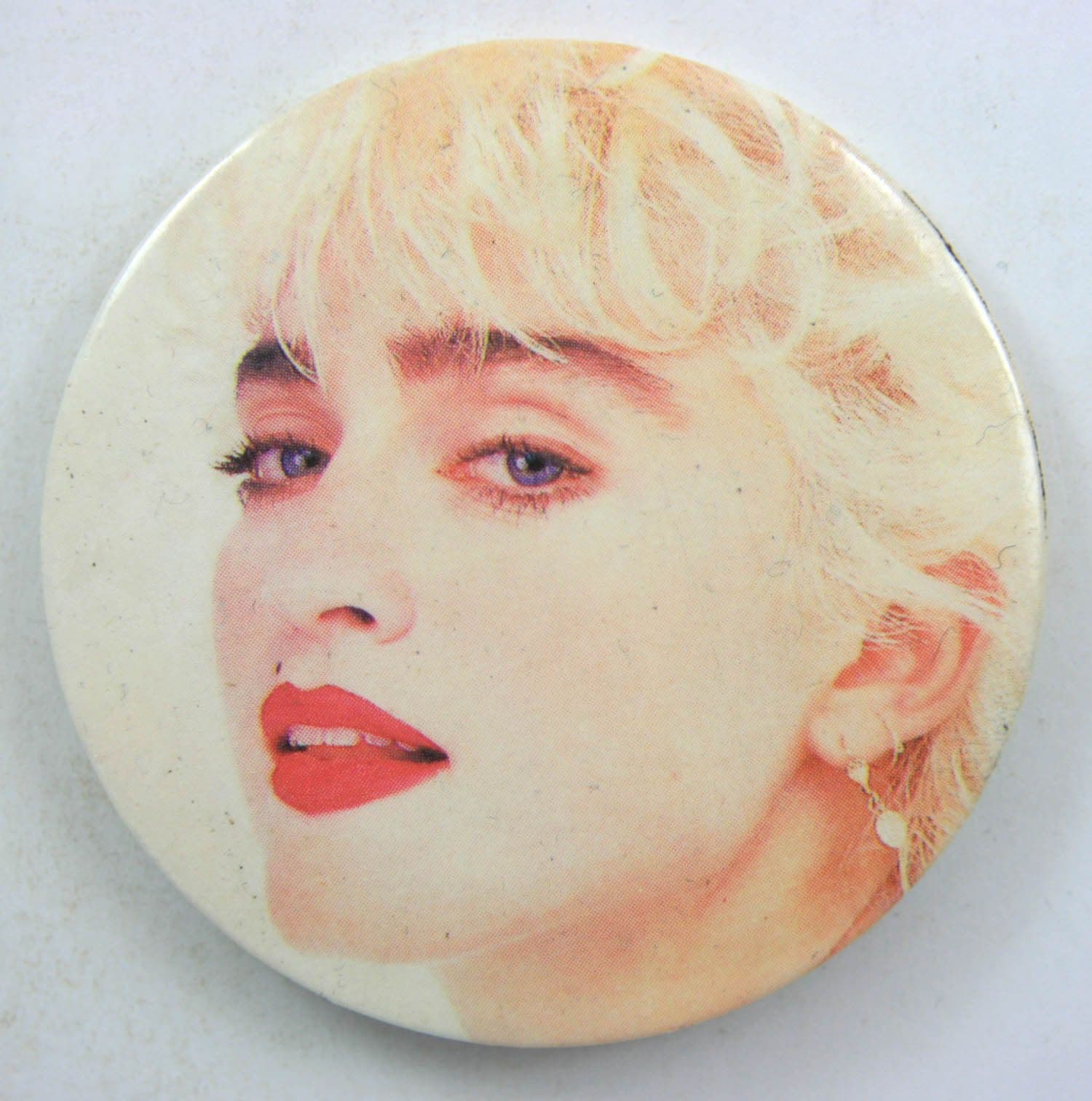 Madonna - 'White' 56mm Badge