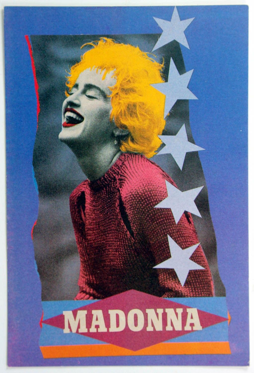 Madonna - 'Yellow Hair' Postcard