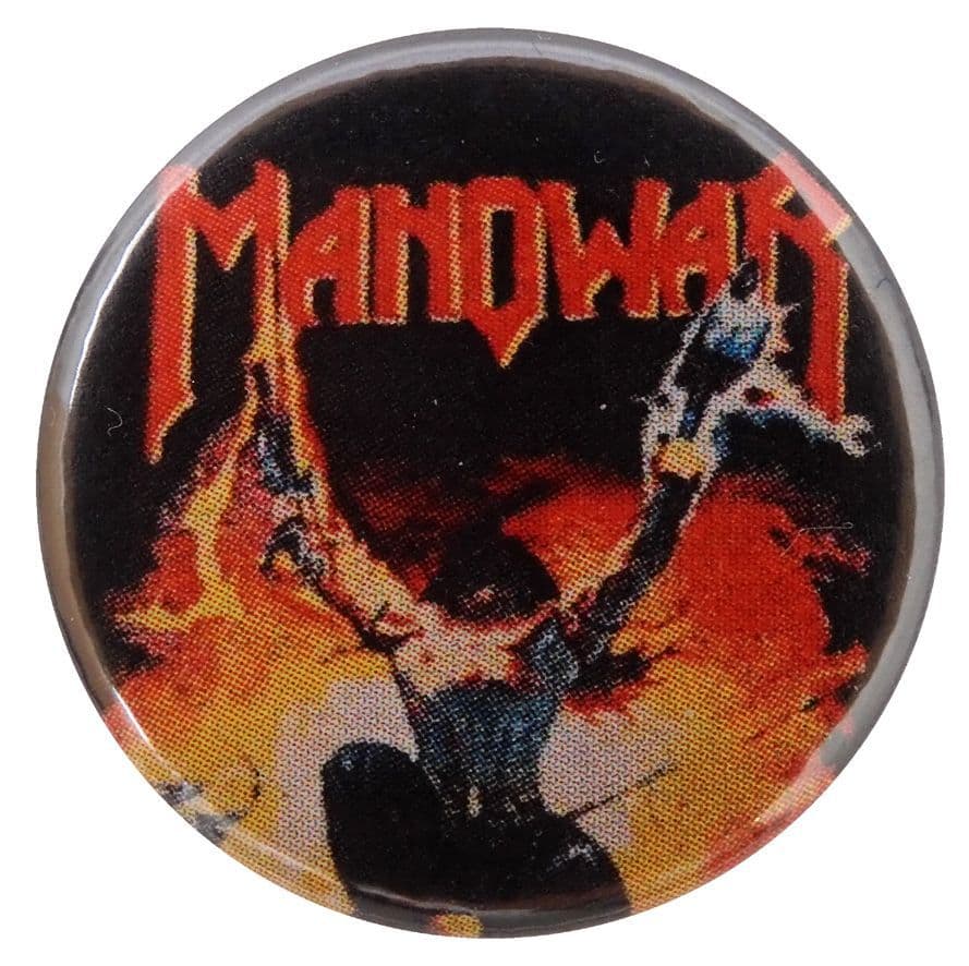 Manowar - 'Triumph of Steel' Button Badge