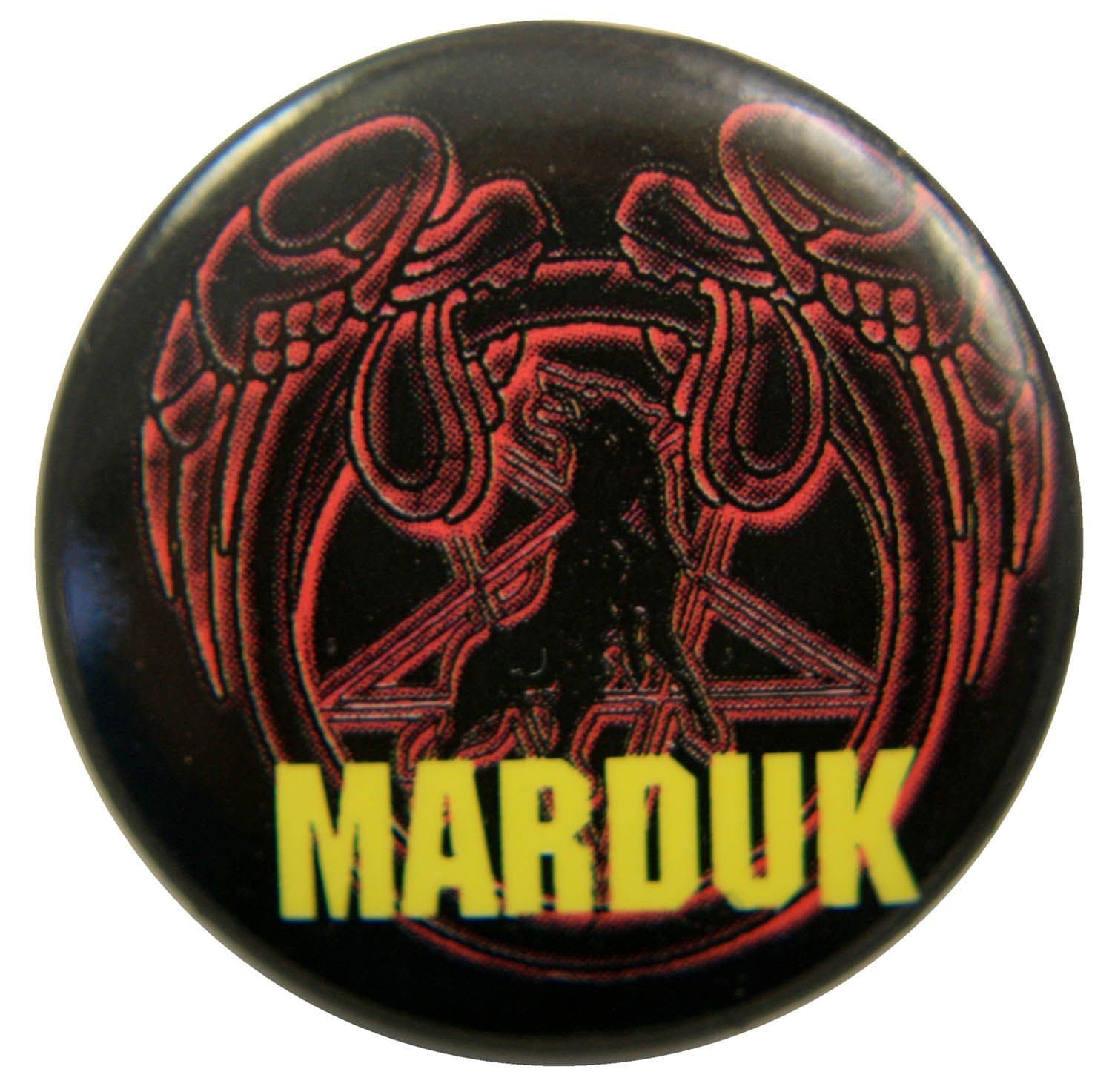 Marduk - 'Wolf Logo' Button Badge