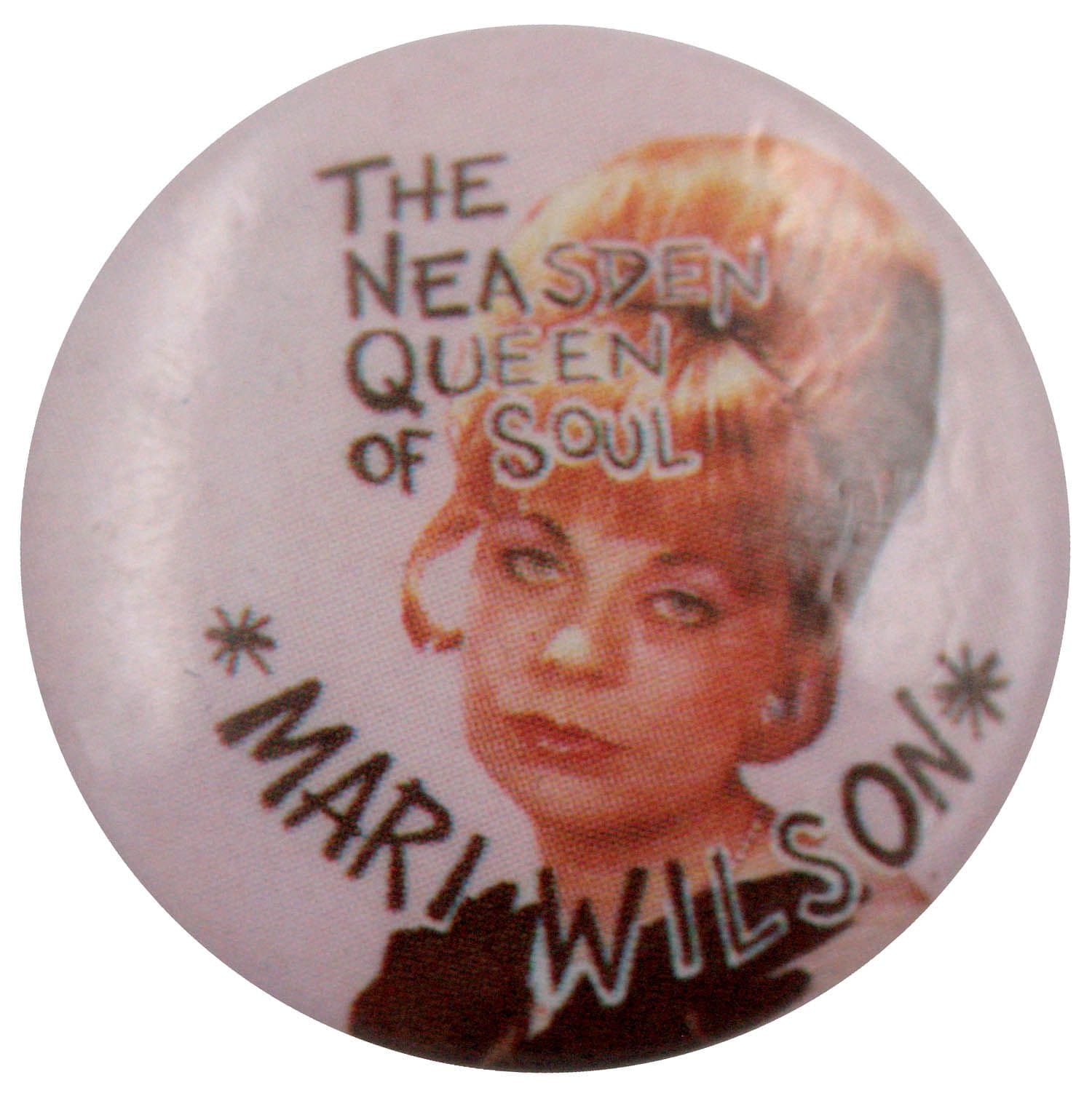Mari Wilson - 'The Neasden Queen of Soul' Button Badge