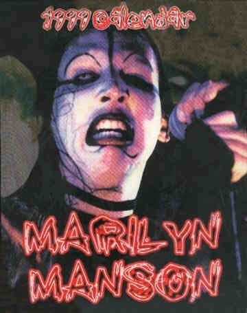 Marilyn Manson - 1999 Calendar