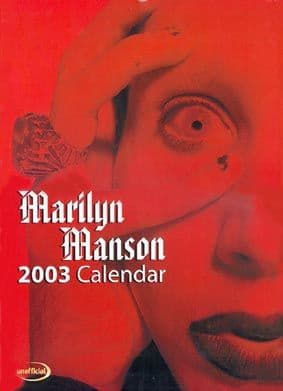 Marilyn Manson - 2003 Calendar