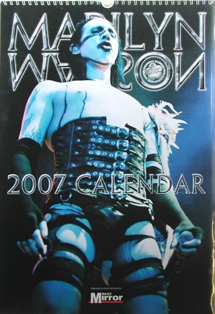 Marilyn Manson - 2007 Calendar