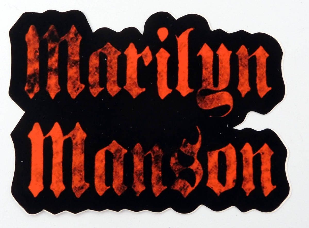Marilyn Manson - 'Logo' Sticker