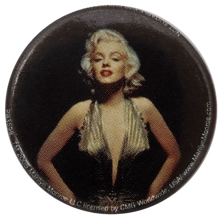 Marilyn Monroe - 'Gold Dress' Button Badge