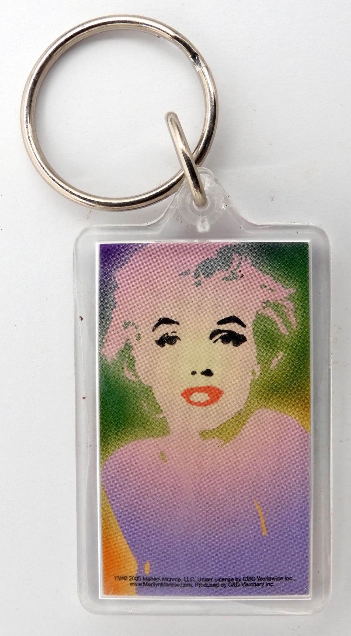 Marilyn Monroe - 'Pop Art' Keyring