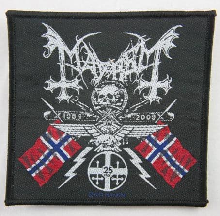Mayhem - '25 Years' Woven Patch