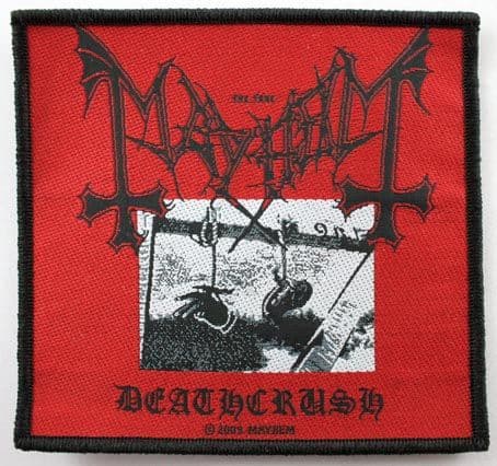 Mayhem - 'Deathcrush' Woven Patch