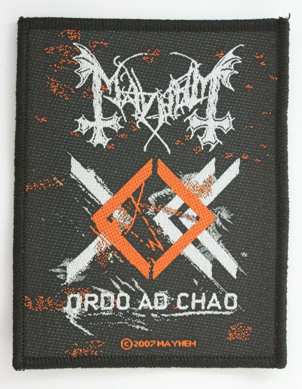Mayhem - 'Ordo Ad Chao' Woven Patch