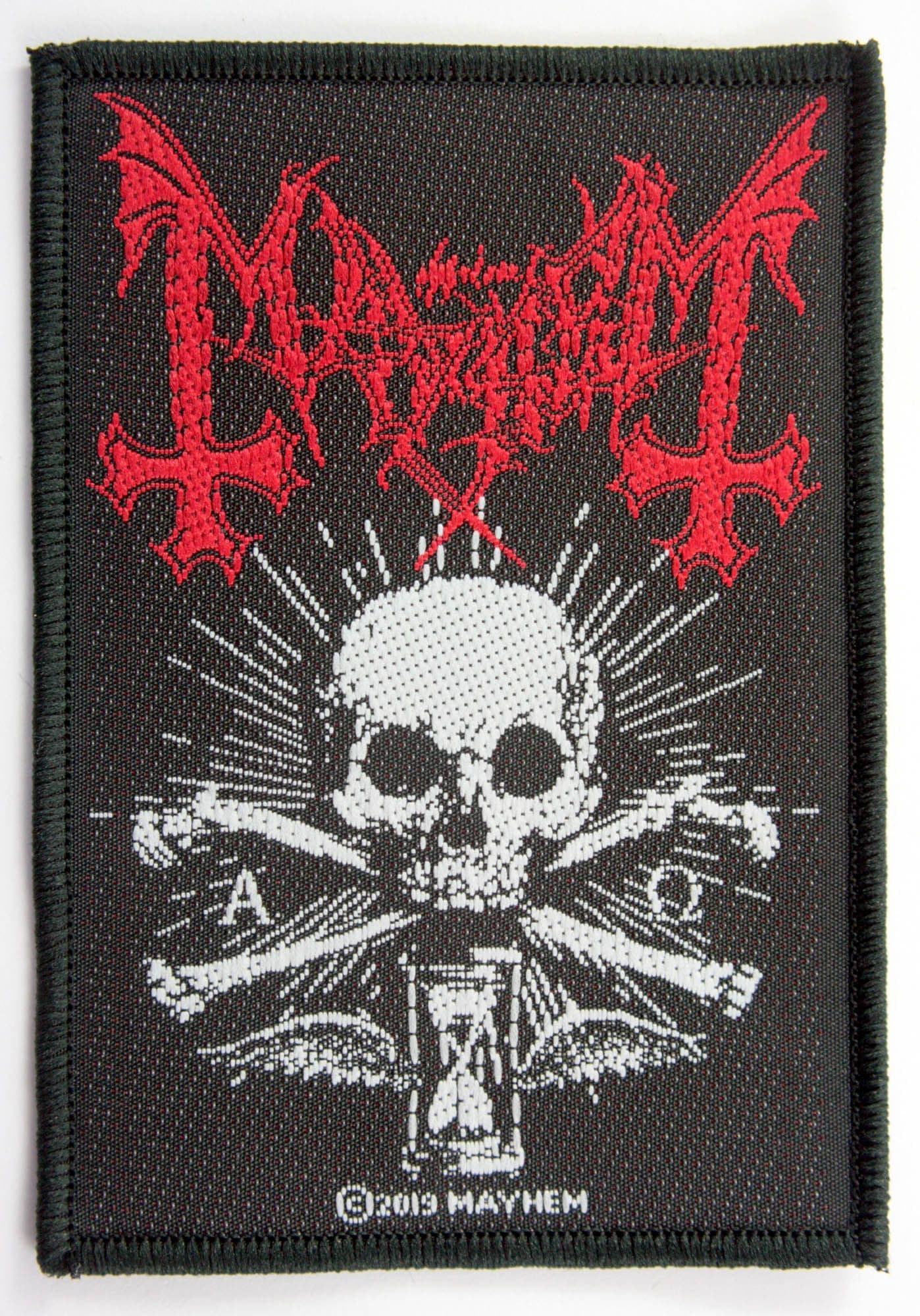 Mayhem - 'Skull & Crossbones' Woven Patch
