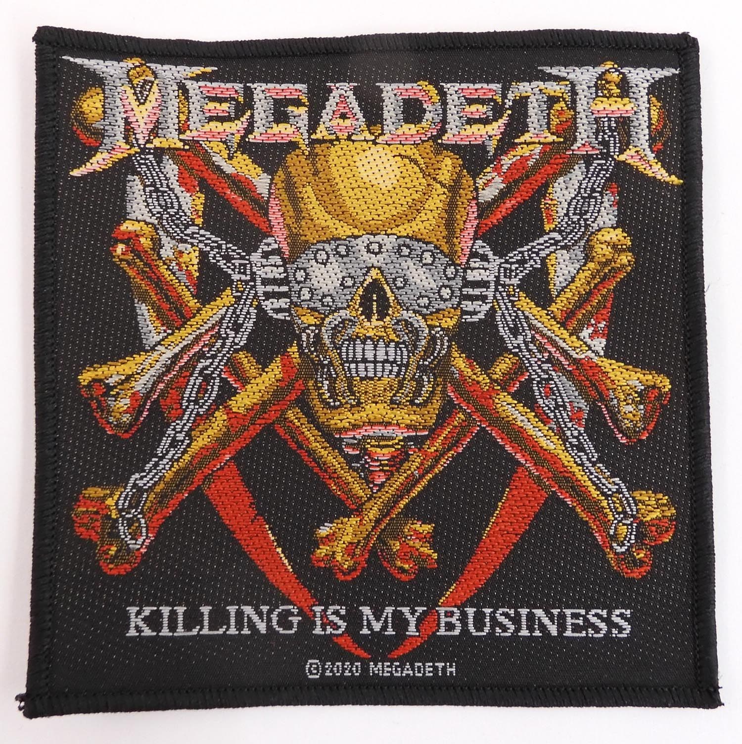 Megadeth - 'Killing is My Business' Woven Patch