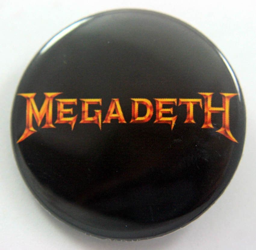 Megadeth - 'Logo' Large Button Badge
