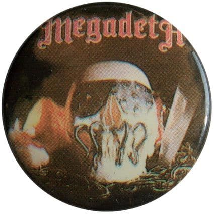Megadeth - 'Vic' Button Badge