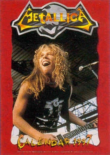 Metallica - 1997 Calendar
