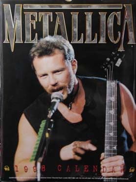 Metallica - 1998 Calendar