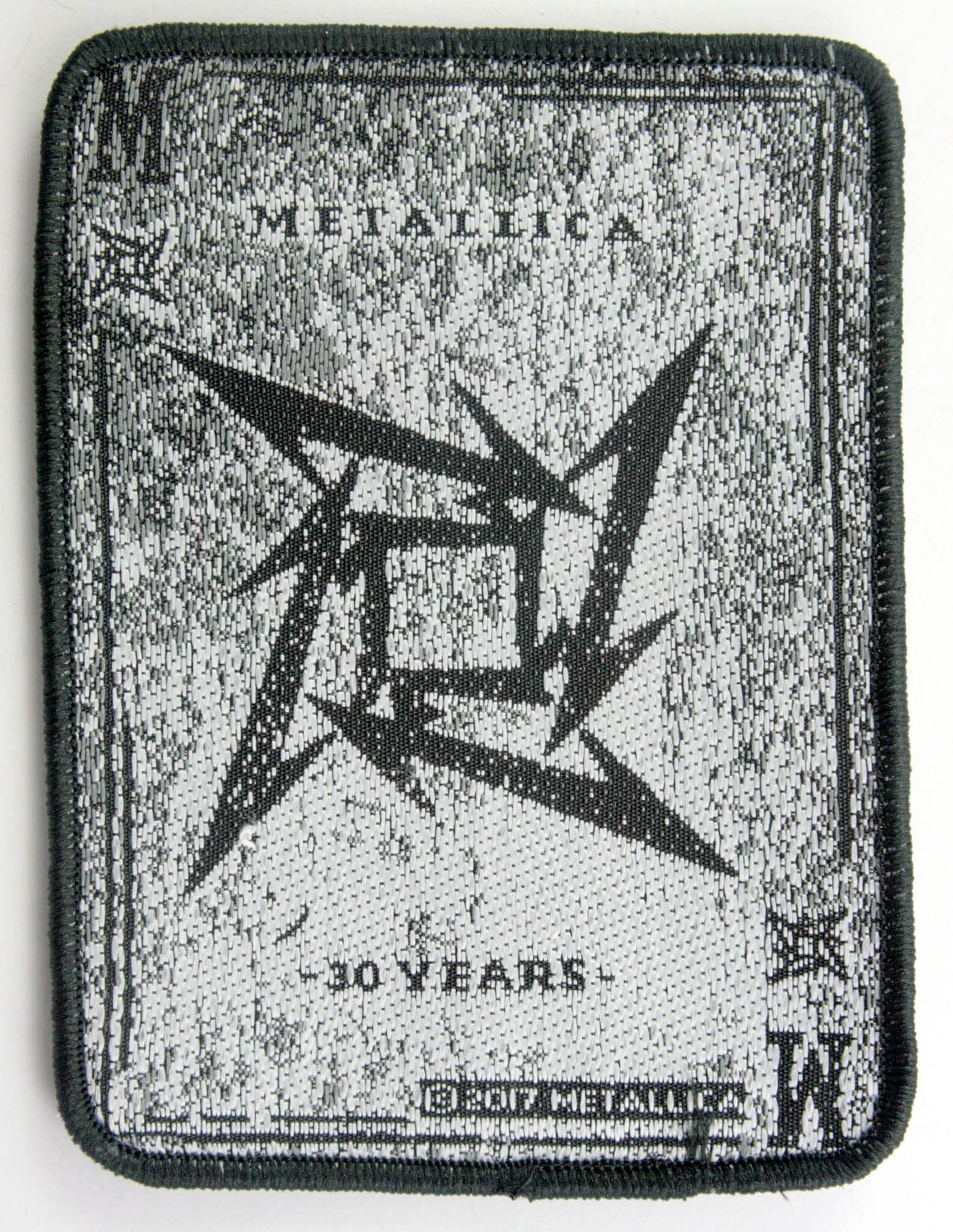 Metallica - '30 Years' Woven Patch