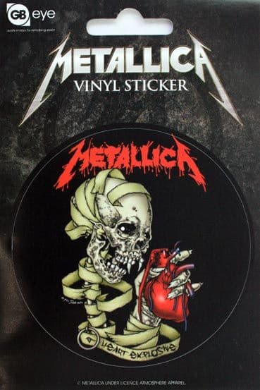 Metallica - 'Heart Explosive' Sticker