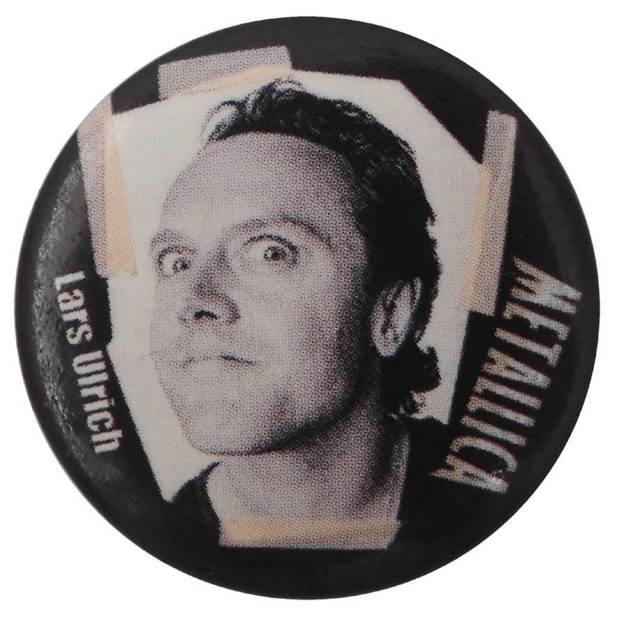 Metallica - 'Lars' Button Badge