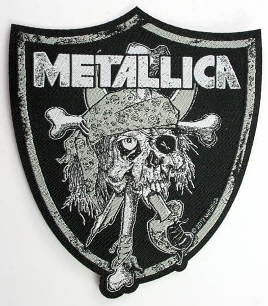 Metallica - 'Raiders Skull' Woven Patch