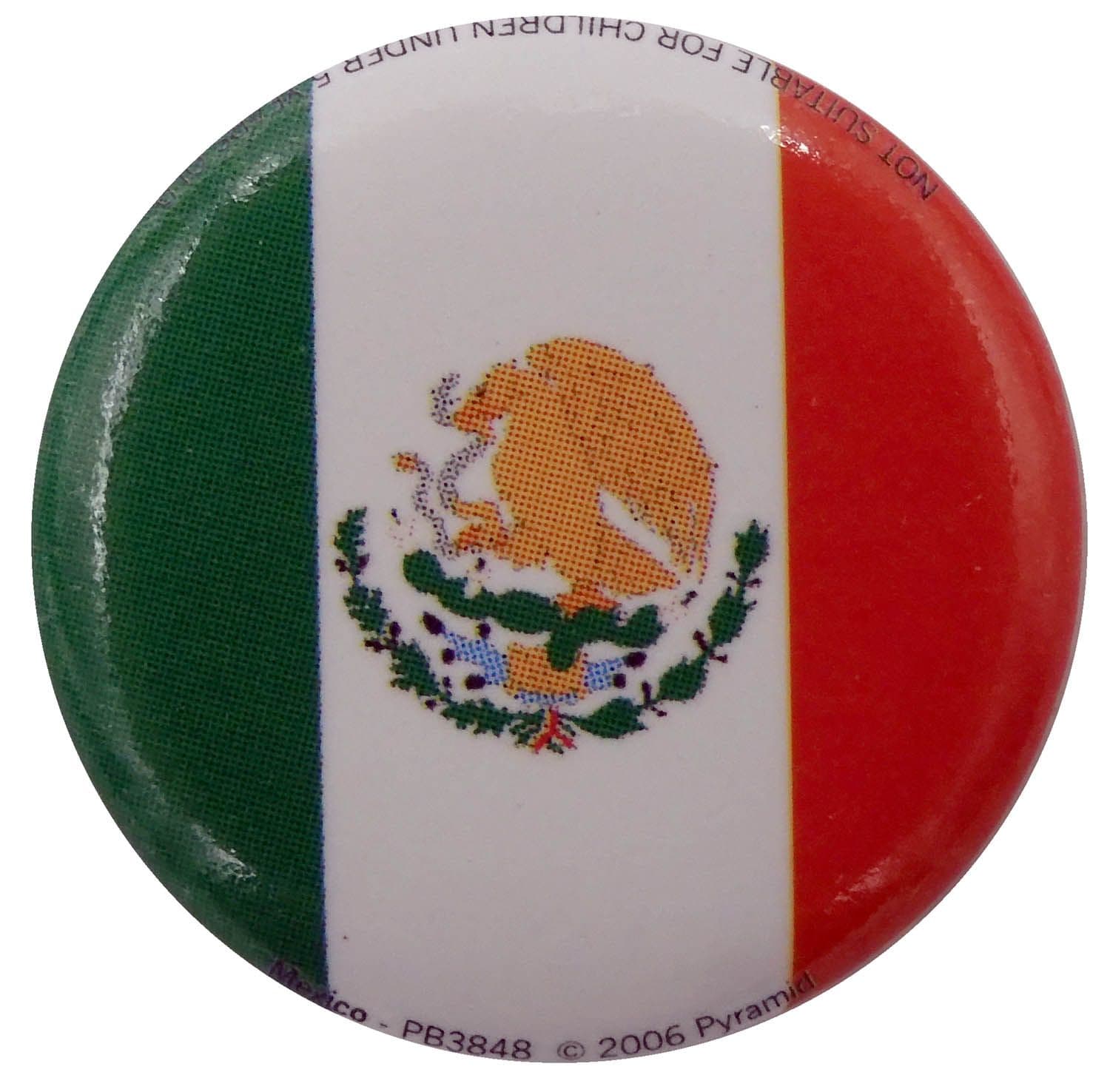 Mexico Flag - Button Badge