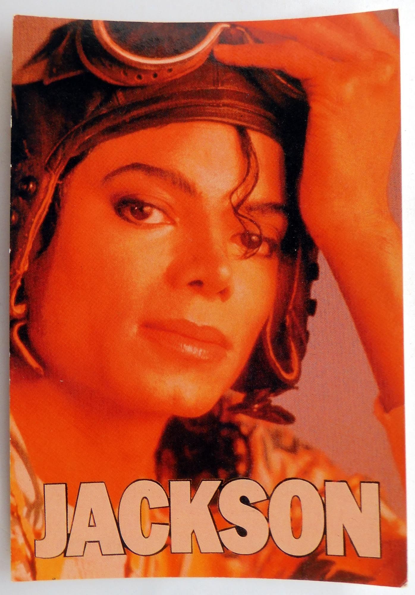 Michael Jackson - 'Flying Hat' Postcard