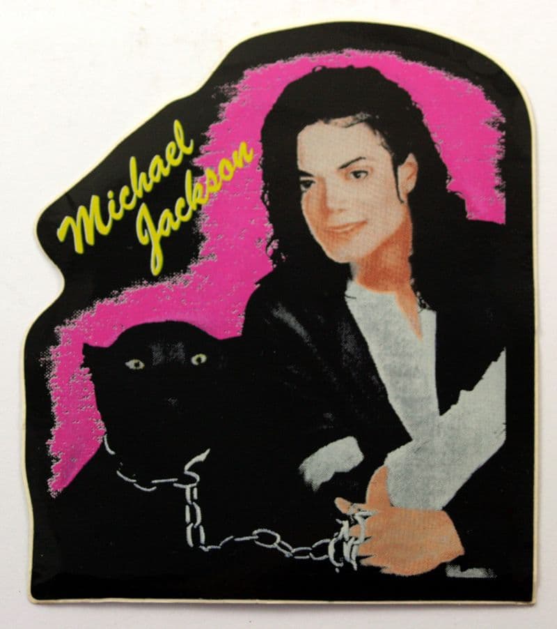 Michael Jackson - 'Panther' Shaped Sticker