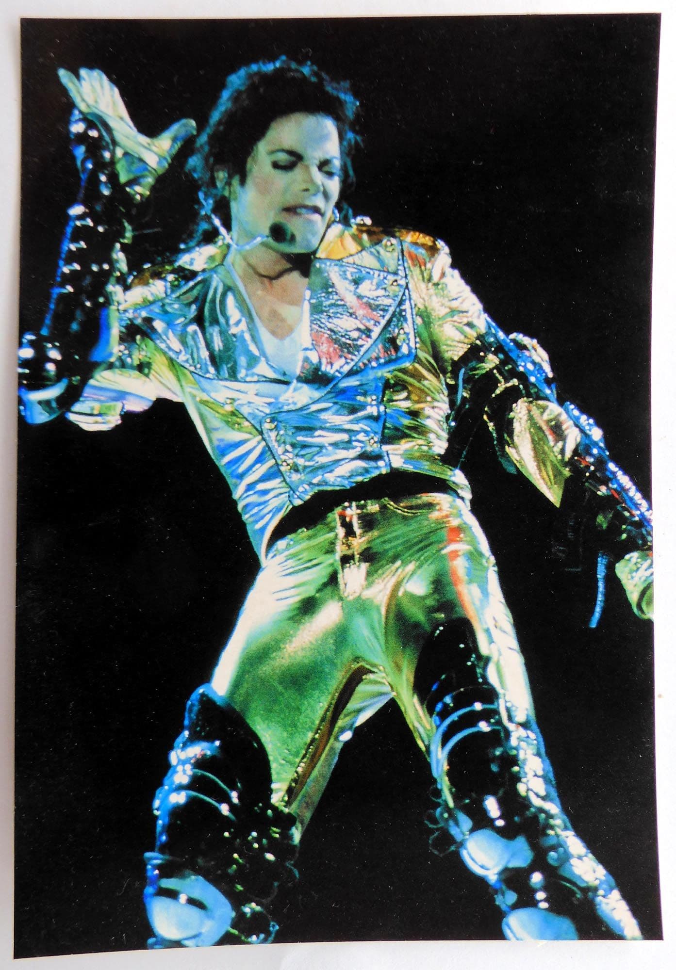 Michael Jackson - 'Shiny Suit' Postcard
