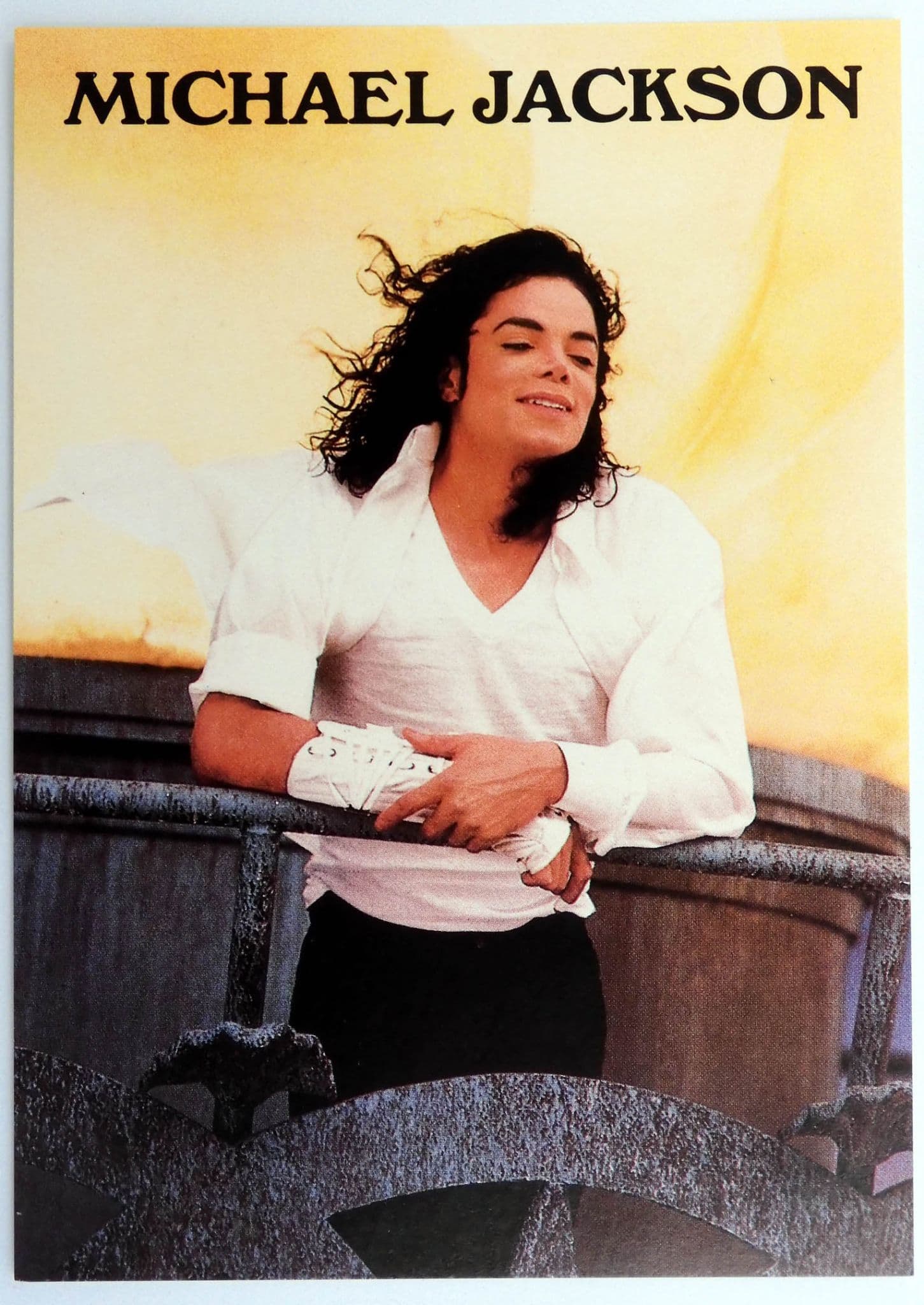 Michael Jackson - 'Smiling' Postcard