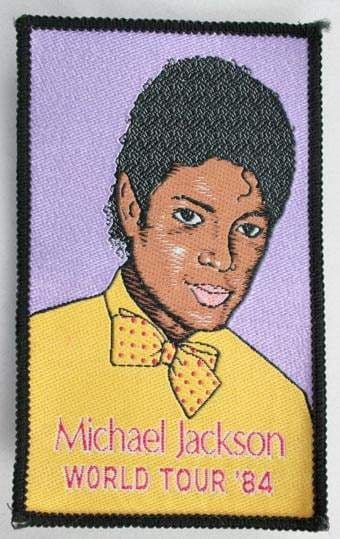 Michael Jackson - 'World Tour '84' Woven Patch