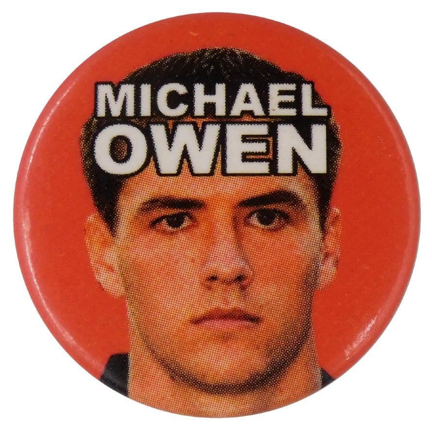 Michael Owen - 'Red' Button Badge