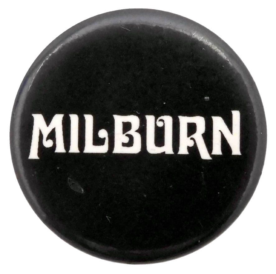 Milburn - 'Logo' Button Badge