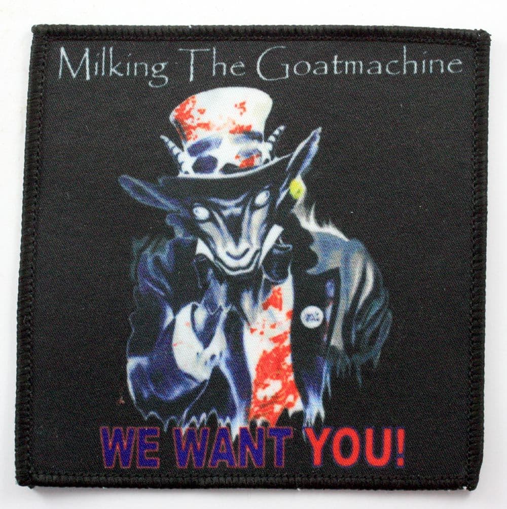Milking the Goatmachine - 'Uncle Goat' Printed Patch
