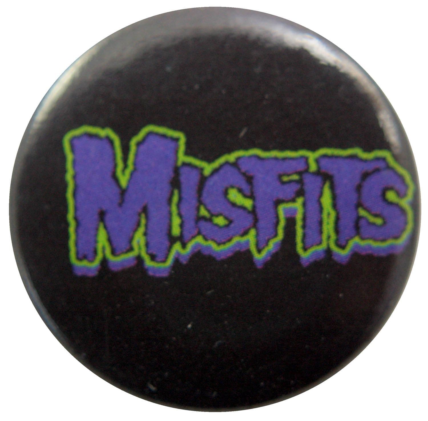 Misfits - 'Purple Logo' Button Badge