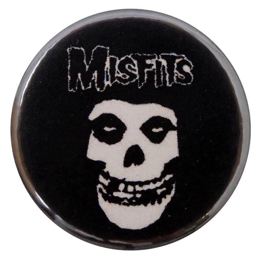 Misfits - 'Skull Logo 1' Button Badge